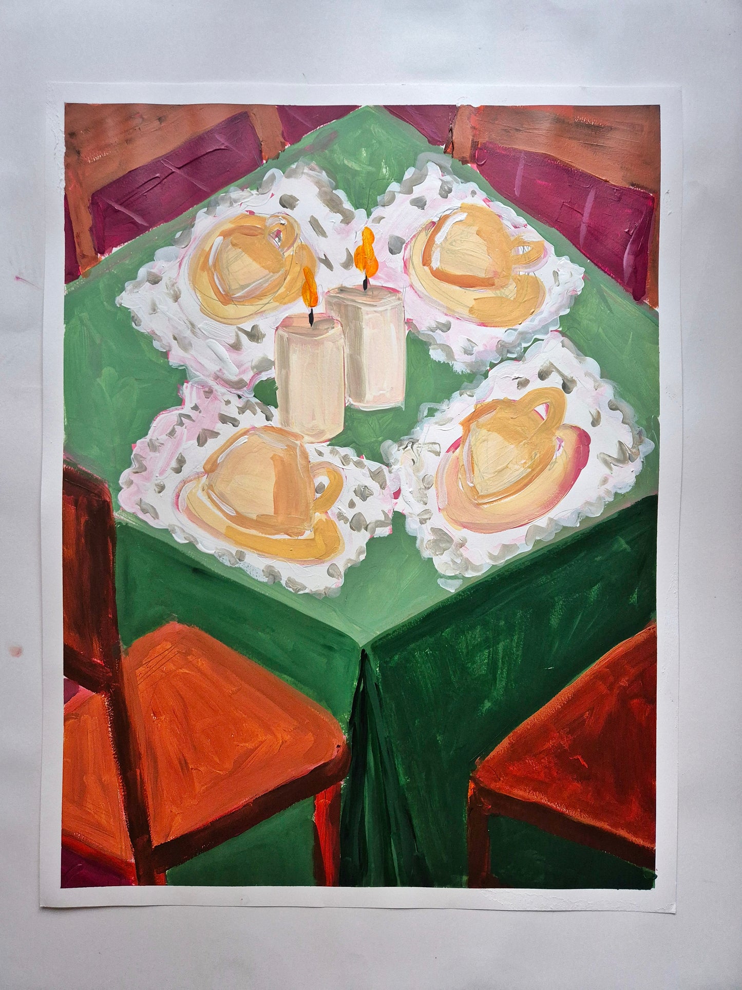 A Menina Anabela foi tomar chá ao Convento dos Cardaes