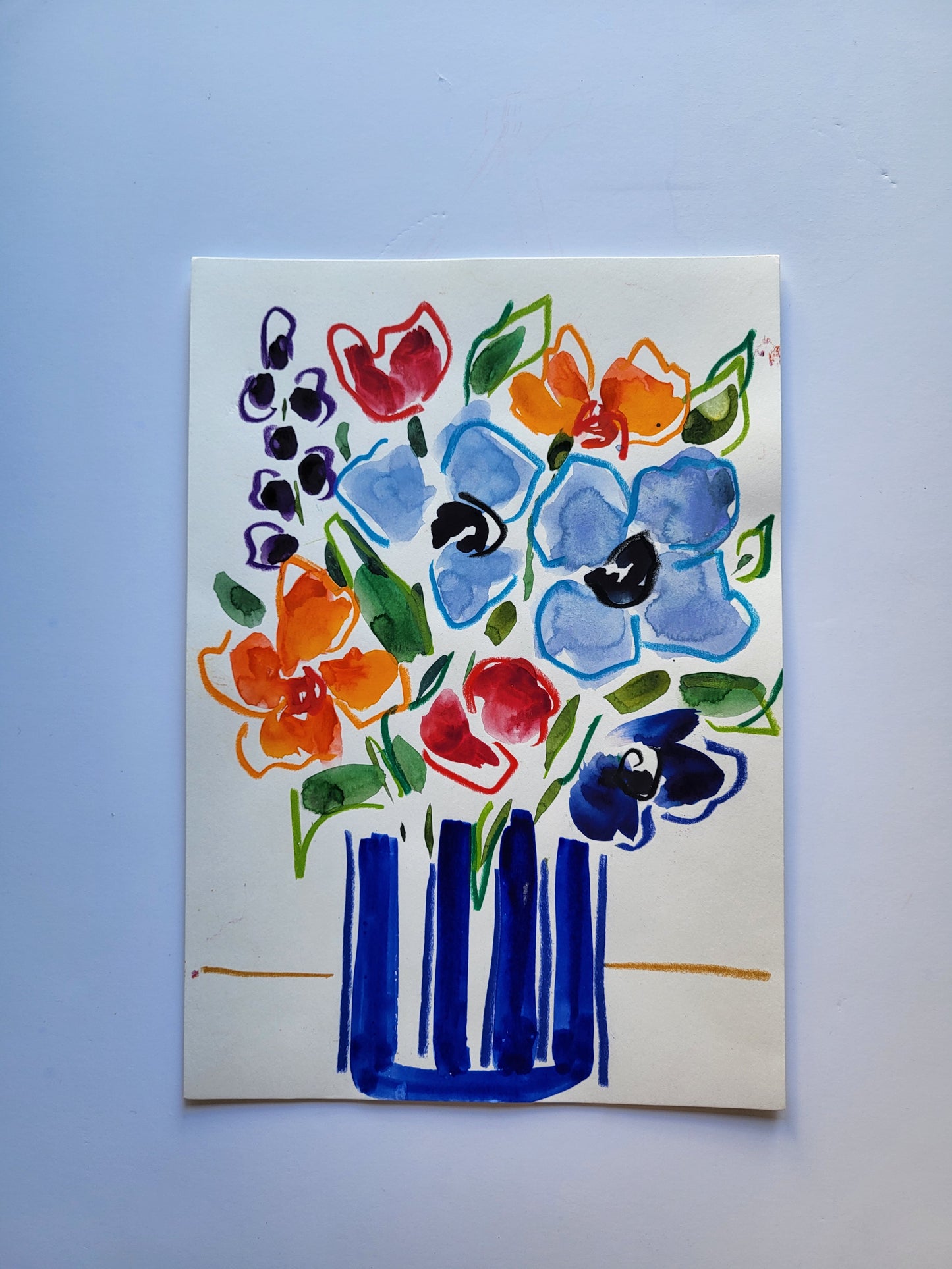 Flores em Azul