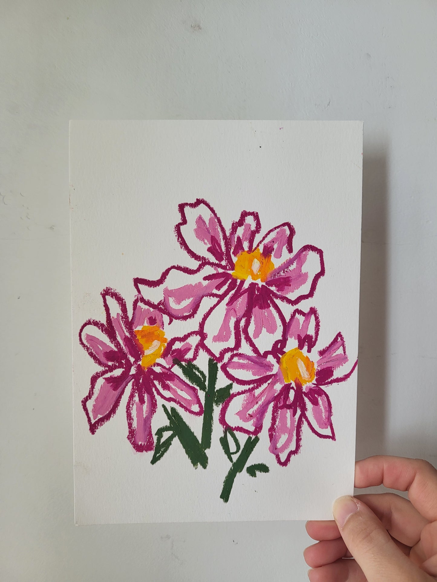 Flores cor de rosa