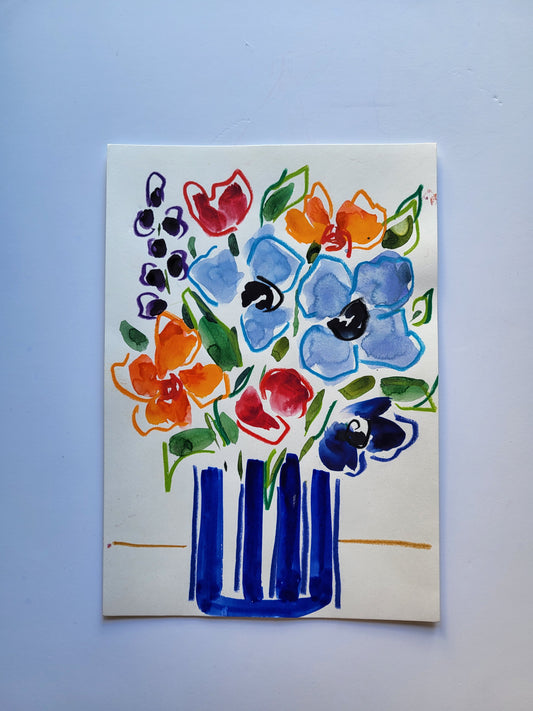 Flores em Azul