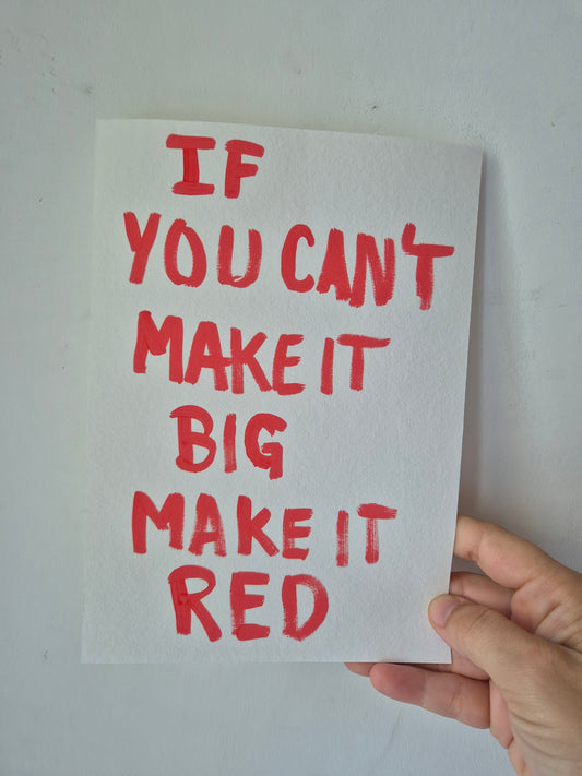 Make it red