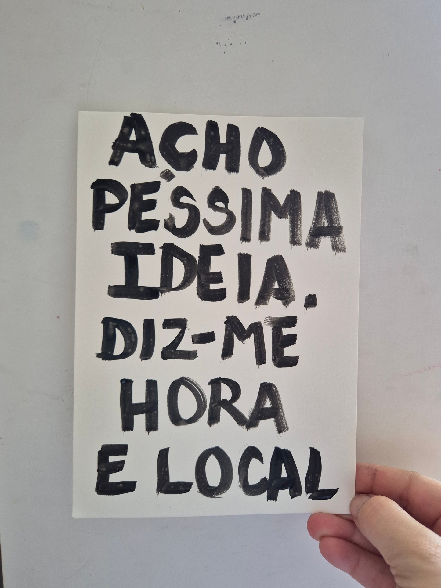 Péssima ideia