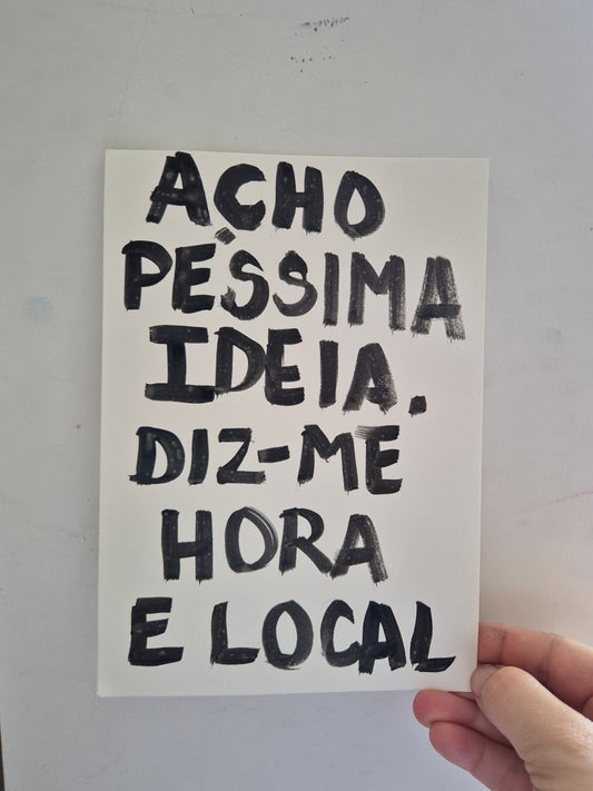 Péssima ideia