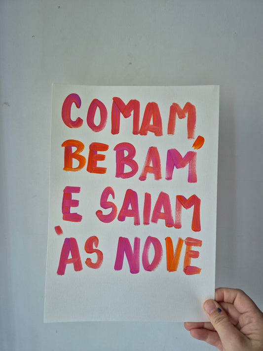 Comam, bebam