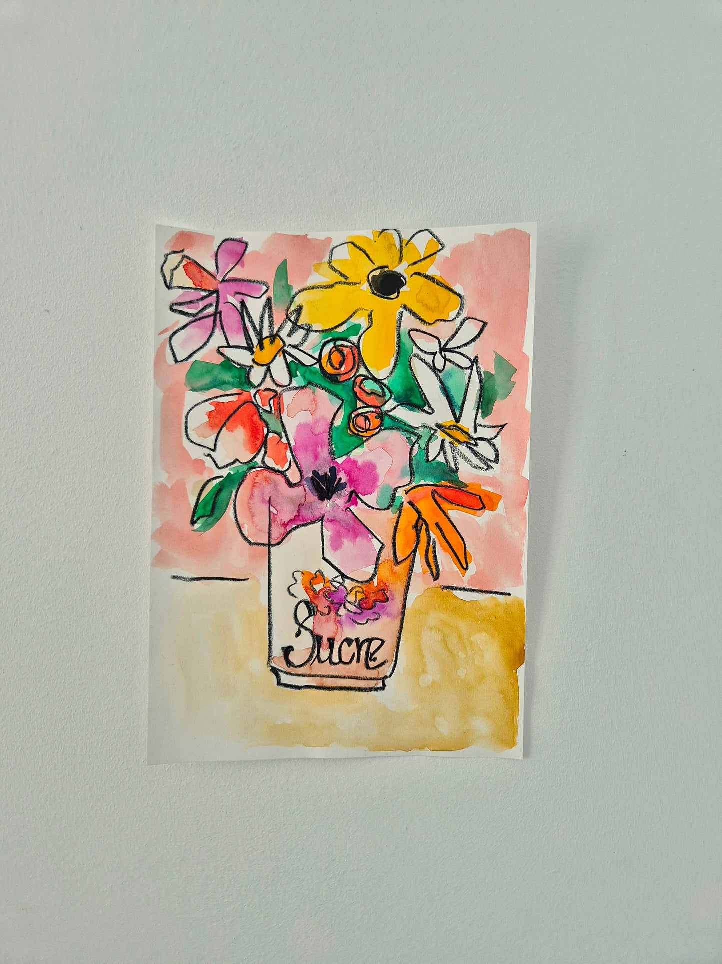 Flores no Frasco de Açúcar
